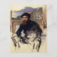 クロード·モネの自画像がアトリエに ポストカード | Zazzle.co.jp クロード·モネの自画像がアトリエに ポストカード | Zazzle.co.jp