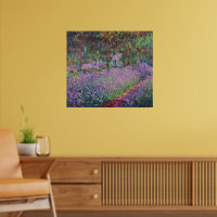 クロードモネ | The Artist's Garden at Giverny ポスター | Zazzle.co.jp