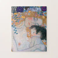 グスタフクリムト – 母と子 ジグソーパズル | Zazzle.co.jp