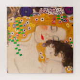 グスタフクリムト – 母と子 ジグソーパズル | Zazzle.co.jp