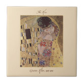 クリムト　タイルアート2 グスタフクリムト – ウォーターヘビII タイル | Zazzle.co.jp