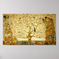 グスタフクリムトザツリーオブライフヴィンテージアールヌーボー