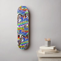 グラフィティ文字ボード スケートボード | Zazzle.co.jp