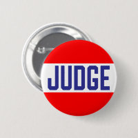 コンテスト審査員バッジ赤白青 缶バッジ | Zazzle.co.jp