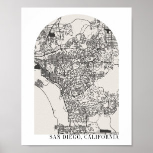 カリフォルニア 地図ポスター&プリントデザイン・印刷 │ Zazzle JP