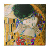 クリムト　タイルアート5 グスタフクリムトザキスヴィンテージ絵画アールヌーボー タイル