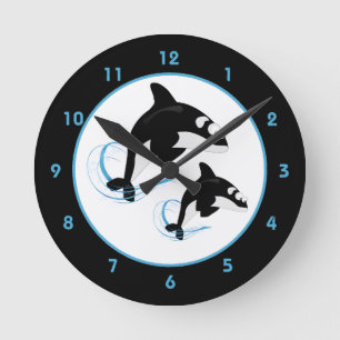シャチ壁時計 | Zazzle JP