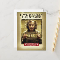 シリウス・ブラックの指名手配ポスター ポストカード | Zazzle.co.jp