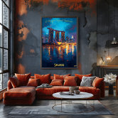 シンガポール旅行ポスター ポスター | Zazzle.co.jp