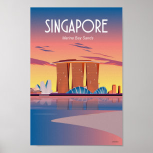 額装ポスター シンガポール・ウィンドウズ シンガポール 都市ポスター&プリントデザイン・印刷 │ Zazzle JP