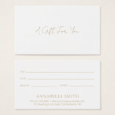 モダン金ゴールドフェイク印刷クラフト美しいギフトカード | Zazzle.co.jp