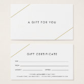 モダン金ゴールドフェイク印刷クラフト美しいギフトカード | Zazzle.co.jp