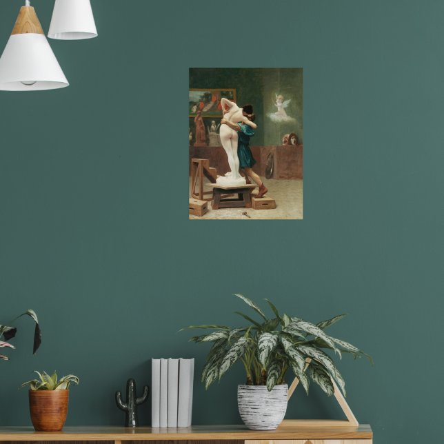 彫刻家と彫刻 油彩作品 ジャン＝レオンジェローム 　/　ピグマリオンとガラテア 彫刻家と彫刻 油彩作品 ジャン＝レオンジェローム / ピグマリオンと