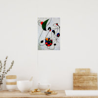 ジョアン・ミロ絵画抽象芸術・アート ポスター | Zazzle.co.jp