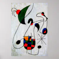 ジョアン・ミロ絵画抽象芸術・アート ポスター | Zazzle.co.jp