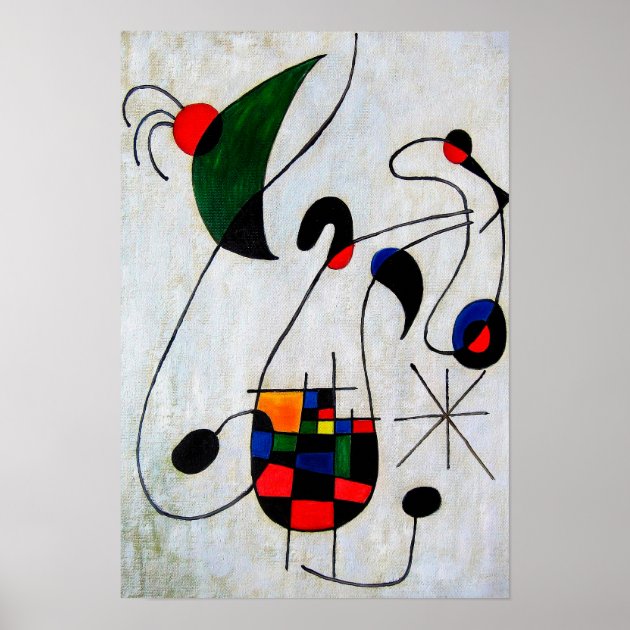 ジョアン・ミロ絵画抽象芸術・アート ポスター | Zazzle.co.jp