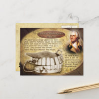 ジョージ・ワシントン歯（入れ歯） ポストカード | Zazzle.co.jp