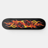 MOB スケートボードデッキ 炎のグラフィック MOB スケートボードデッキ 炎のグラフィック - メルカリ