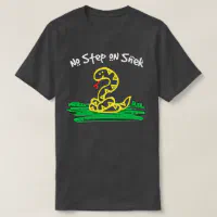 抽象スネークパターン 長袖Tシャツ