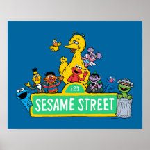 セサミストリートポスター&プリントデザイン・印刷 │ Zazzle JP