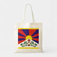 チベット国旗 – 雪ライオン国旗 トートバッグ | Zazzle.co.jp