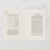 エイブラハム・リンカーン大統領のビクビー夫人への手紙 ポストカード