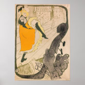 Jane Avril ～アンリ・ド・トゥールーズ・ロートレック1899ポスター