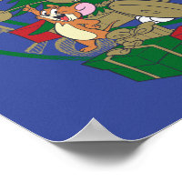 トムとジェリーのオープニングプレゼント ポスター | Zazzle.co.jp