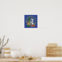 トムとジェリーのオープニングプレゼント ポスター | Zazzle.co.jp