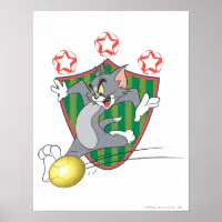 トムとジェリーサッカー（サッカー） 9 ポスター | Zazzle.co.jp