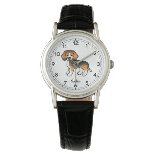 ビーグル 犬 時計 | Zazzle JP