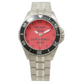 ドナルド・トランプ第45代大統領就任記念 腕時計 | Zazzle.co.jp