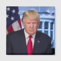 ドナルド・トランプ大統領 マグネット | Zazzle.co.jp