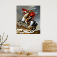 ナポレオン絵画ボナパルト著 ポスター | Zazzle.co.jp
