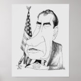 リチャード・ニクソン大統領グラフィック ポスター | Zazzle.co.jp