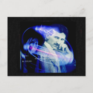 ニコラ テスラポストカード| Zazzle JP