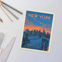 ニューヨーク市 |夢の都 ポストカード | Zazzle.co.jp