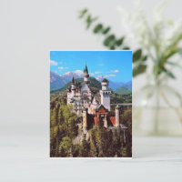 ノイシュヴァンシュタイン城の城-ドイツ ポストカード | Zazzle