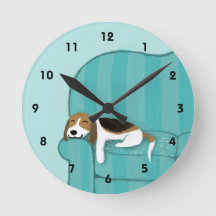 ビーグル 犬 時計 | Zazzle JP