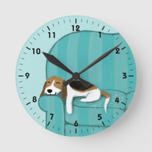 ビーグル 犬 時計 | Zazzle JP