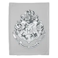 ハリー・ポッター |ホグワーツの紋章 – 白黒 掛け布団カバー