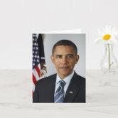 バラク・オバマ大統領1期ポートレート誕生日 カード | Zazzle.co.jp