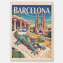 バルセロナ スペインマグネット | Zazzle JP