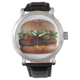 ハンバーガー腕時計 | Zazzle JP