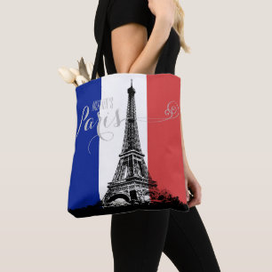 エッフェル塔デザイン トートバッグ エッフェル塔 パリトートバッグ | Zazzle JP