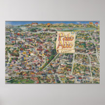 カリフォルニア 地図ポスター&プリントデザイン・印刷 │ Zazzle JP