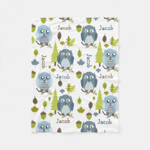 鳥 フクロウブランケット | Zazzle JP