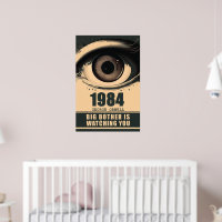 ビッグブラザー1984年ブックリファレンスGeorge Orwell ポスター