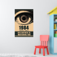 ビッグブラザー1984年ブックリファレンスGeorge Orwell ポスター
