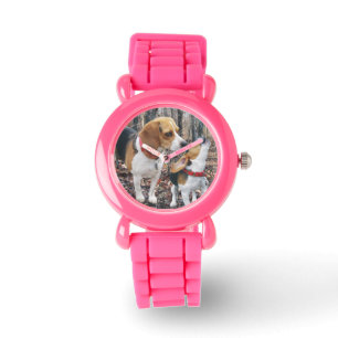 ビーグル 犬 時計 | Zazzle JP